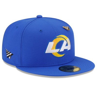 Бейсболка Los Angeles Rams New Era x Paper Planes Royal 59FIFTY
