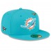 Бейсболка Miami Dolphins New Era x Paper Planes Aqua 59FIFTY Fitted Бейсболка Miami Dolphins New Era x Paper Planes Aqua 59FIFTY Fitted