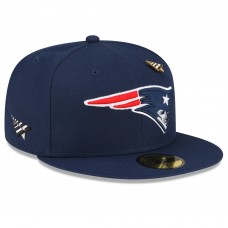 Бейсболка New England Patriots New Era x Paper Planes Navy 59FIFTY