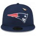 Бейсболка New England Patriots New Era x Paper Planes Navy 59FIFTY
