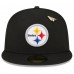 Бейсболка Pittsburgh Steelers New Era x Paper Planes Black 59FIFTY