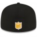 Бейсболка Pittsburgh Steelers New Era x Paper Planes Black 59FIFTY