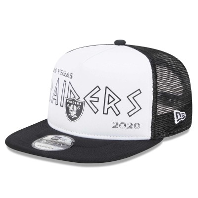 Бейсболка Las Vegas Raiders New Era Banger 9FIFTY Trucker - White/Black