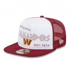 Бейсболка Washington Commanders New Era Banger 9FIFTY - White/Burgundy