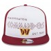 Бейсболка Washington Commanders New Era Banger 9FIFTY - White/Burgundy