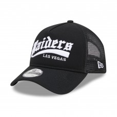 Бейсболка Las Vegas Raiders New Era Caliber Trucker 9FORTY - Black