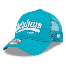 Бейсболка Miami Dolphins New Era Caliber Trucker 9FORTY - Aqua