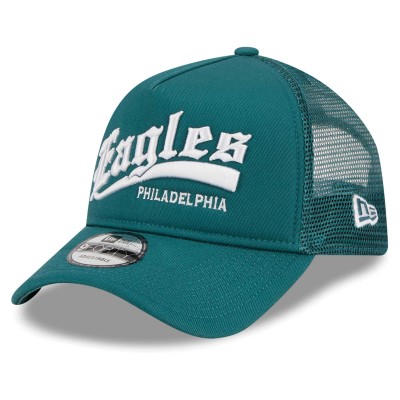 Бейсболка Philadelphia Eagles New Era Caliber Trucker 9FORTY - Midnight Green