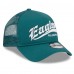 Бейсболка Philadelphia Eagles New Era Caliber Trucker 9FORTY - Midnight Green