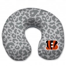 Cincinnati Bengals Cheetah Print Memory Foam Travel Pillow