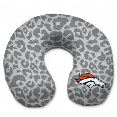 Denver Broncos Cheetah Print Memory Foam Travel Pillow