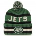 Шапка с помпоном New York Jets 47 Bering Cuffed Knit - Green