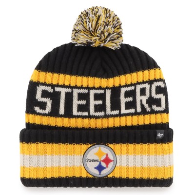 Шапка с помпоном Pittsburgh Steelers 47 Black Bering