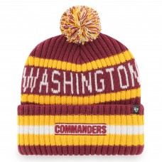 Шапка с помпоном Washington Commanders 47 Bering Cuffed Knit - Burgundy