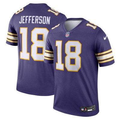 Игровая джерси Justin Jefferson Minnesota Vikings Nike Classic Legend - Purple