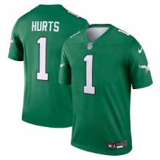 Игровая джерси Jalen Hurts Philadelphia Eagles Nike Alternate Legend Player - Kelly Green