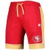 Шорты San Francisco 49ers G-III Sports by Carl Banks Fan Favorite Fashion - Scarlet/Gold