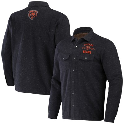 Куртка на кнопках Chicago Bears NFL x Darius Rucker Collection by Shacket - Charcoal