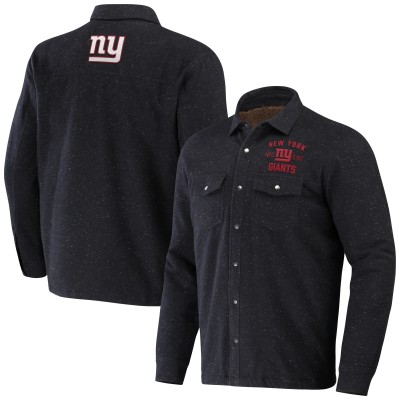 Куртка на кнопках New York Giants NFL x Darius Rucker Collection by Shacket - Charcoal