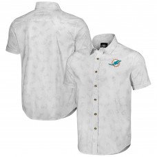 Рубашка с коротким рукавом Miami Dolphins NFL x Darius Rucker Collection by Woven - White