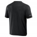 Футболка Las Vegas Raiders NFL x Darius Rucker Collection by Fanatics Washed Raglan Henley - Black