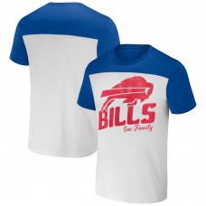 Футболка Buffalo Bills NFL x Darius Rucker Collection by Fanatics Colorblocked - White/Royal