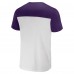 Футболка Baltimore Ravens NFL x Darius Rucker Collection by Fanatics Colorblocked - White/Purple
