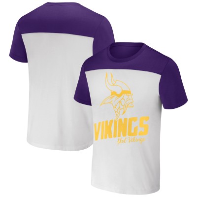 Футболка Minnesota Vikings NFL x Darius Rucker Collection by Fanatics Colorblocked - Cream