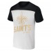 Футболка New Orleans Saints NFL x Darius Rucker Collection by Fanatics Colorblocked - White/Black