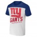 Футболка New York Giants NFL x Darius Rucker Collection by Fanatics Colorblocked - Cream