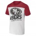 Футболка San Francisco 49ers NFL x Darius Rucker Collection by Fanatics Colorblocked - Cream