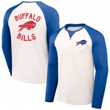 Футболка Buffalo Bills NFL x Darius Rucker Collection by Fanatics Long Sleeve Raglan - Cream/Royal