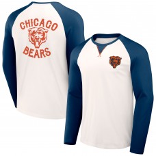 Футболка Chicago Bears NFL x Darius Rucker Collection by Fanatics Long Sleeve Raglan - Cream/Navy
