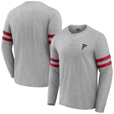 Футболка с длинным рукавом Atlanta Falcons NFL x Darius Rucker Collection by Henley - Heather Gray