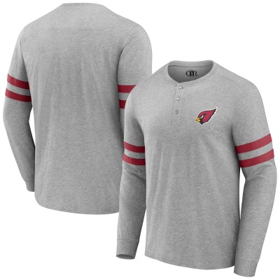 Футболка с длинным рукавом Arizona Cardinals NFL x Darius Rucker Collection by Henley - Heather Gray
