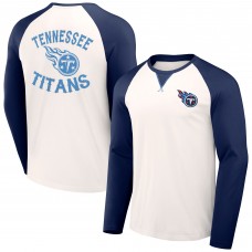Футболка Tennessee Titans NFL x Darius Rucker Collection by Fanatics Long Sleeve Raglan - Cream/Navy