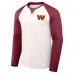 Футболка Washington Commanders NFL x Darius Rucker Collection by Fanatics Long Sleeve Raglan - Cream/Burgundy