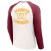 Футболка Washington Commanders NFL x Darius Rucker Collection by Fanatics Long Sleeve Raglan - Cream/Burgundy