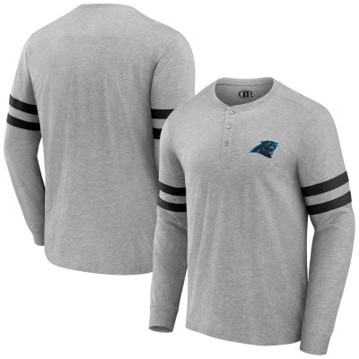Футболка с длинным рукавом Carolina Panthers NFL x Darius Rucker Collection by Henley - Heather Gray