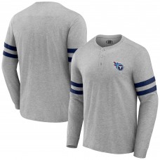 Футболка с длинным рукавом Tennessee Titans NFL x Darius Rucker Collection by Henley - Heather Gray