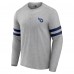 Футболка с длинным рукавом Tennessee Titans NFL x Darius Rucker Collection by Henley - Heather Gray