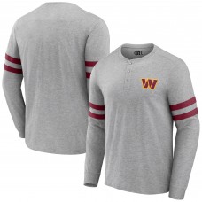 Футболка с длинным рукавом Washington Commanders NFL x Darius Rucker Collection by Henley - Heather Gray