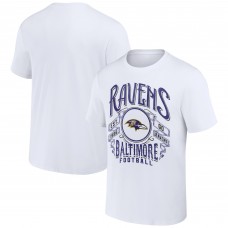 Футболка Baltimore Ravens NFL x Darius Rucker Collection by Fanatics Vintage Football - White