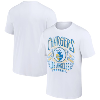Los Angeles Chargers NFL x Darius Rucker Collection by Fanatics White Vintage Football T-Shirt