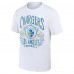 Los Angeles Chargers NFL x Darius Rucker Collection by Fanatics White Vintage Football T-Shirt