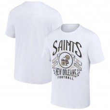Футболка New Orleans Saints NFL x Darius Rucker Collection by Fanatics Vintage Football - White