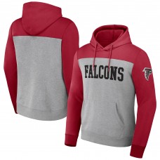 Толстовка Atlanta Falcons NFL x Darius Rucker Collection by Color Blocked - Heather Gray