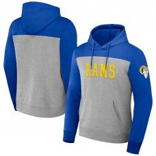 Толстовка Los Angeles Rams NFL x Darius Rucker Collection by Color Blocked - Heather Gray
