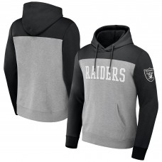 Толстовка Las Vegas Raiders NFL x Darius Rucker Collection by Fanatics Color Blocked - Heather Gray