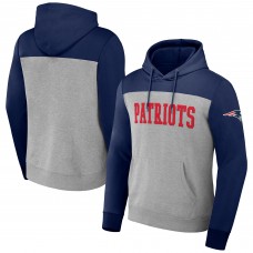 New England Patriots NFL x Darius Rucker Collection by Fanatics Heather Gray Color Blocked Pullover Hoodie New England Patriots NFL x Darius Rucker Collection by Fanatics Heather Gray Color Blocked Pullover Hoodie